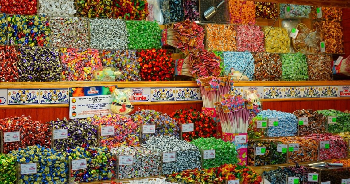 golosinas, calorías de las golosinas, obesidad infantil, dieta saludable para niños, dieta para niños, dietas online, dietista online