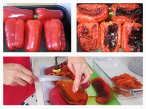 pimiento, Ensaladilla de pimientos asados, recetas de ensalada, recetas light, recetas para adelgazar, dietista online, dietas online