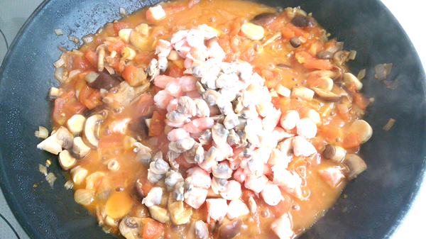 Cintas Terra e mare, recetas de pasta, recetas light, recetas saludables, recetas para adelgazar