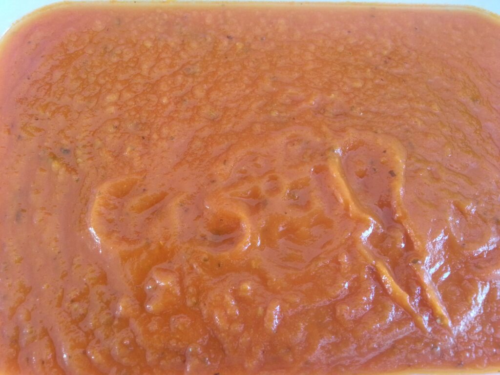 Salsa de tomate casera,