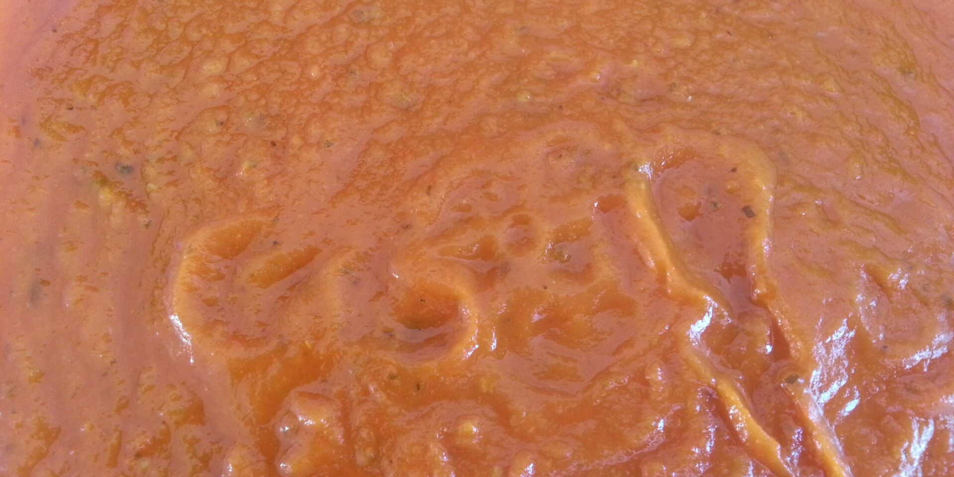 Salsa de tomate casera,