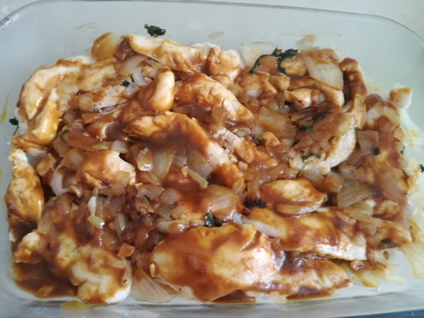 Pechuga de pollo con mostaza y miel, recetas de pollo, recetas saludables, recetas para adelgazar, recetas light