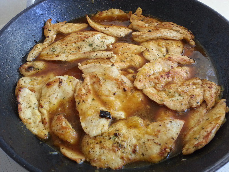 Pechuga de pollo con mostaza y miel, recetas de pollo, recetas saludables, recetas para adelgazar, recetas light