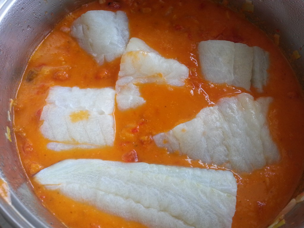 Bacalao con tomate recetas de bacalao, recetas light, recetas para adelgazar,