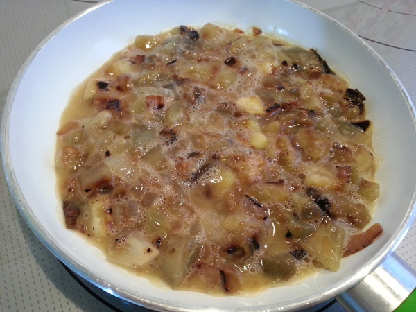 Tortilla de berenjenas, recetas de verdura, recetas para adelgazar, recetas light, recetas, dieta saludable