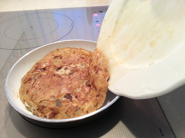 Tortilla de berenjenas, recetas de verdura, recetas para adelgazar, recetas light, recetas, dieta saludable