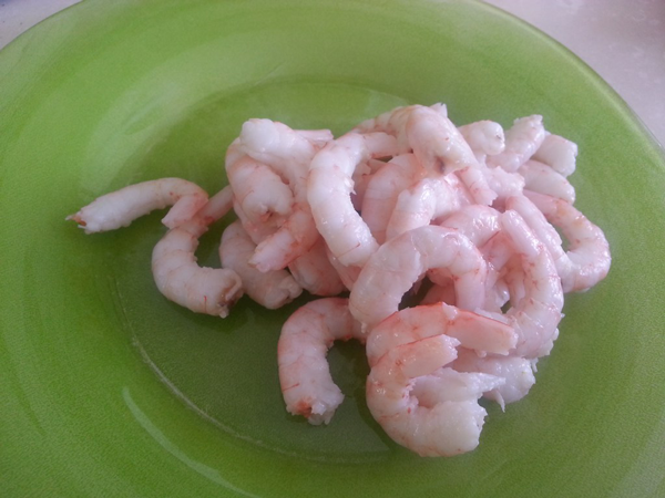 Alcachofas con gambas, recetas ligeras, recetas para adelgazar, recetas de verdura, guarniciones