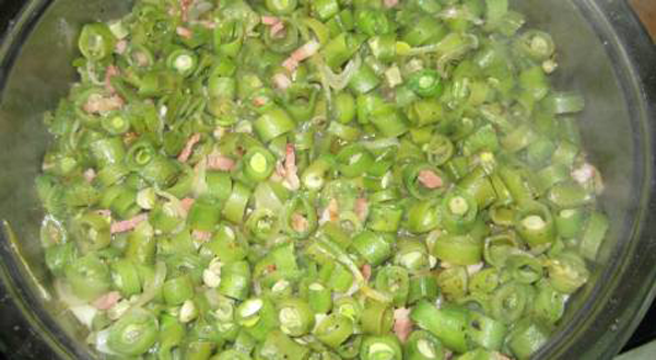 Habas con jamón, recetas de verdrura, recetas para adelgazar, recetas light