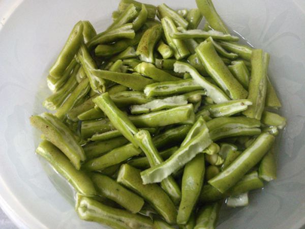 Habas con jamón, recetas de verdrura, recetas para adelgazar, recetas light