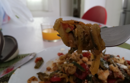 Espaguetis de calabacín, recetas de verdrura, recetas para adelgazar, recetas light