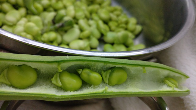 Habas con jamón, recetas de verdrura, recetas para adelgazar, recetas light