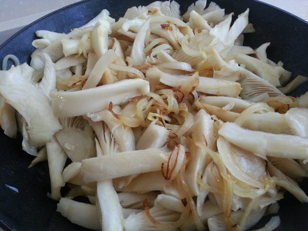 Cintas con salsa de setas, recetas de pasta, recetas light, recetas saludables, recetas para adelgazar