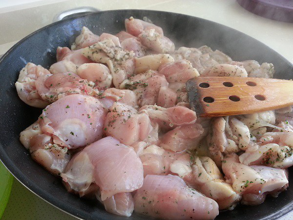 Pollo al ajillo, recetas de pollo, recetas saludables, recetas para adelgazar, recetas light