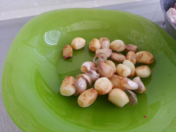 Pollo al ajillo, recetas de pollo, recetas saludables, recetas para adelgazar, recetas light