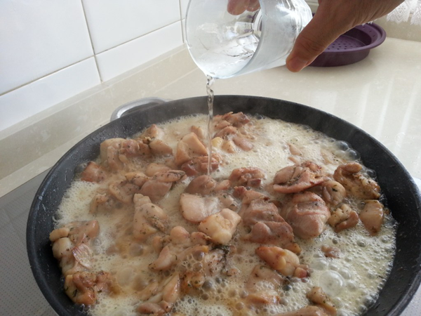 Pollo al ajillo, recetas de pollo, recetas saludables, recetas para adelgazar, recetas light