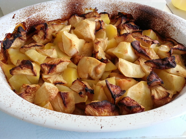 Pollo con patata y manza, recetas de pollo, recetas saludables, recetas para adelgazar, recetas light