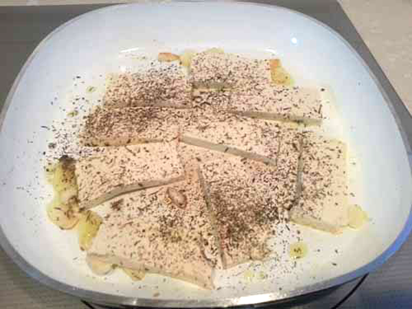 Tofu a la plancha con guarnición de brócoli, recetas, recetas de verdura, recetas para adelgazar, recetas light