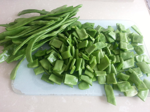 Judías verdes con pimentón Judías verdes con pimentón, recetas para adelgazar, recetas light.