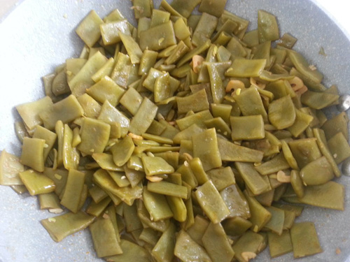 Judías verdes con pimentón Judías verdes con pimentón, recetas para adelgazar, recetas light.