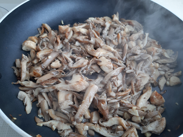 revuelto de setas, recetas para adelgazar, recetas light.