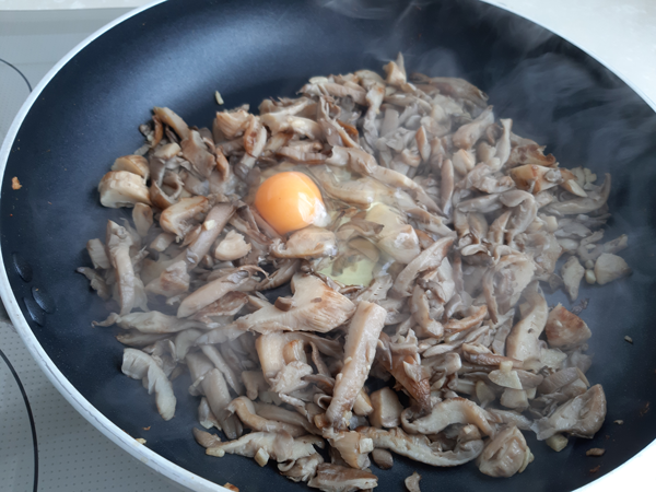 revuelto de setas, recetas para adelgazar, recetas light.