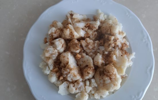 Coliflor al ajoarriero, recetas para adelgazar, recetas ligeras
