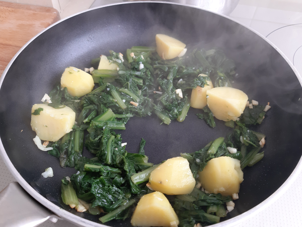 gas con patatas al perejil, recetas para adelgazar, recetas ligeras