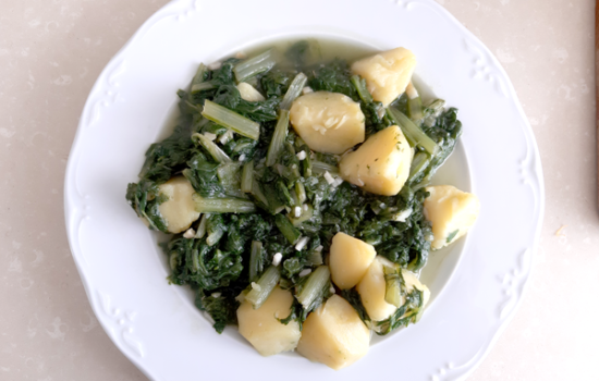 gas con patatas al perejil, recetas para adelgazar, recetas ligeras