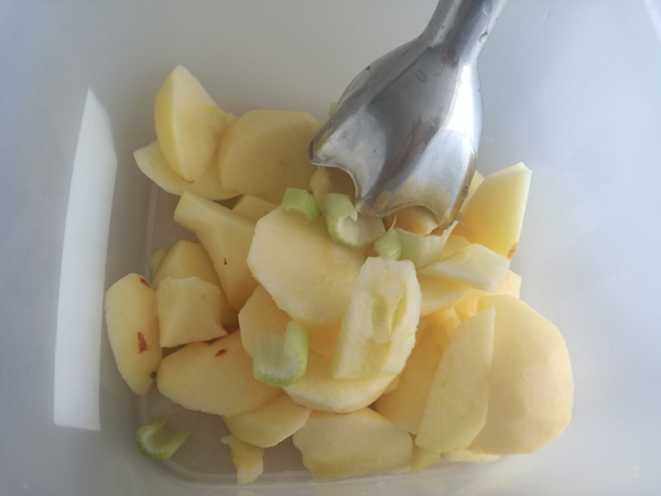 Sopa fría de manzana ecetas para adelgazar, recetas ligeras