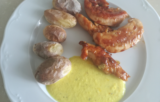 Alitas de pollo agridulce con sésamo, recetas de pollo, recetas saludables, recetas para adelgazar, recetas light