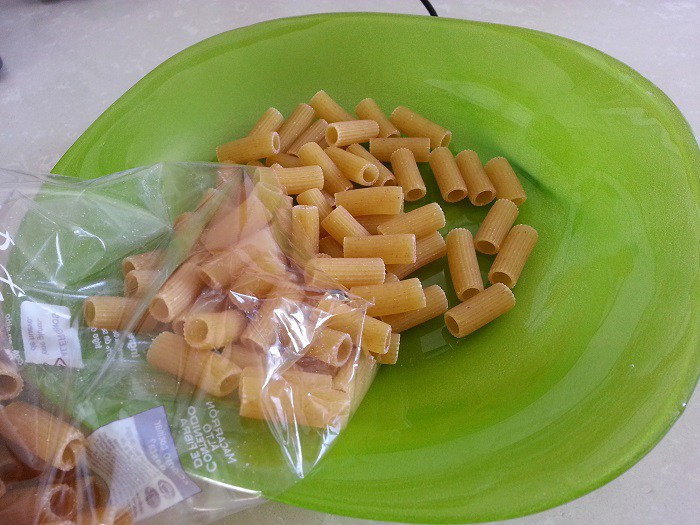 Penne rigate con berenjena y albahaca, recetas de pasta, recetas light, recetas saludables, recetas para adelgazar