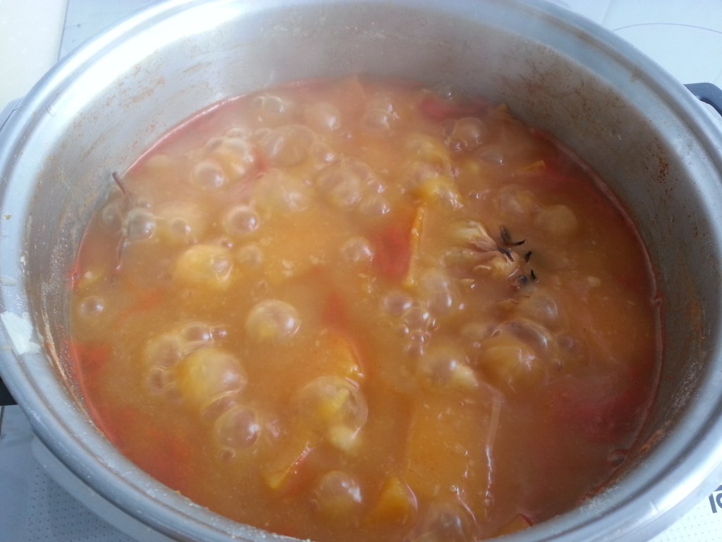 judías a remojo, potaje de judías blancas con calabaza, recetas de lentejas, recetas de legumbres, legumbres