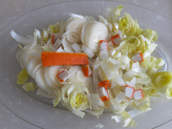 Ensalada agridulce de endivias Ensalada agridulce de endivias, recetas de ensalada, recetas light, recetas para adelgazar, dietista online, dietas online