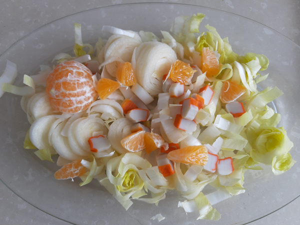 Ensalada agridulce de endivias Ensalada agridulce de endivias, recetas de ensalada, recetas light, recetas para adelgazar, dietista online, dietas online
