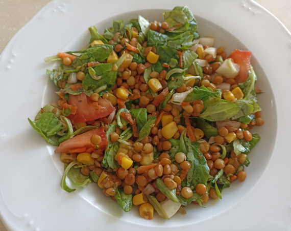 Ensalada de lentejas con maíz,Ensalada de lentejas con maíz,Ensalada de lentejas con maíz, recetas de ensaladas, recetas para adelgazar, recetas light, recetas saludables, dietas online, dietista online