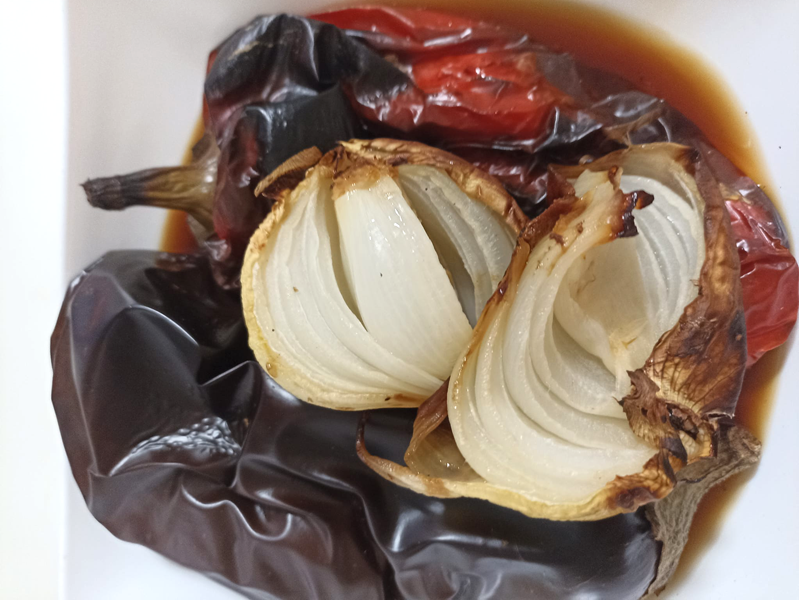 Ensaladilla de verduras asadas, recetas de ensaladas, recetas para adelgazar, recetas light, recetas saludables, dietas online, dietista online