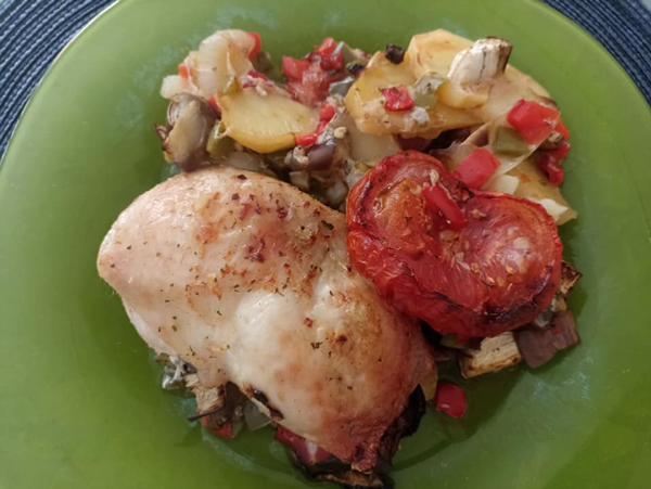 Muslos de pollo marinados con ajo y pimentón, recetas de pollo, recetas saludables, recetas para adelgazar, recetas light, dietas online, dietista online