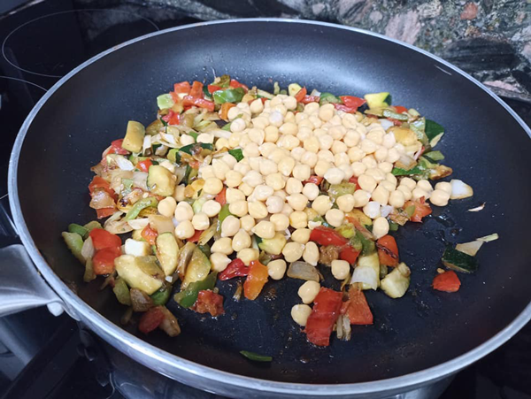 Legumbres salteadas, recetas de legumbres, recetas para adelgazar, recetas para dieta, dieta online, dietista online