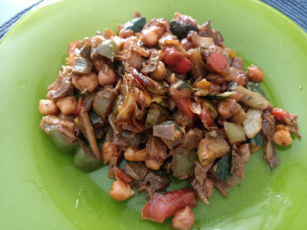 Legumbres salteadas, recetas de legumbres, recetas para adelgazar, recetas para dieta, dieta online, dietista online