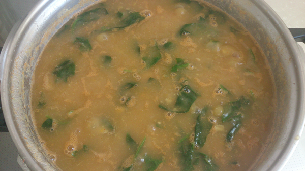 calabaza, Potaje de garbanzos con espinacas, recetas de lentejas, recetas de legumbres, legumbres