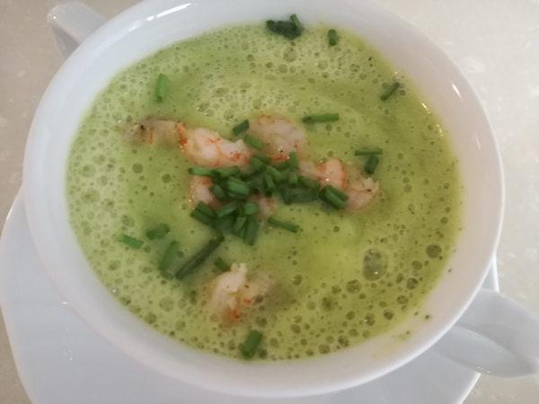 Mouse de calabacín, recetas de sopas frías, sopas frías, recetas para adelgazar, recetas light, dietas online, dietista online