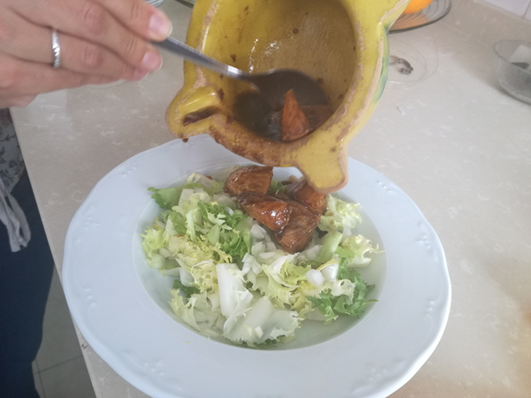 Ensalada de escarola y naranja, recetas de ensaladas, recetas para adelgazar, recetas saludables, dietas online, dietista online