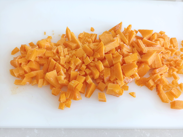 Pasta (cintas) con salsa de calabaza, recetas de pasta, recetas para adelgazar, recetas light, dieta mediterránea, recetas saludables