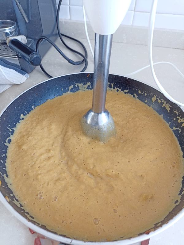 Pasta (cintas) con salsa de calabaza, recetas de pasta, recetas para adelgazar, recetas light, dieta mediterránea, recetas saludables