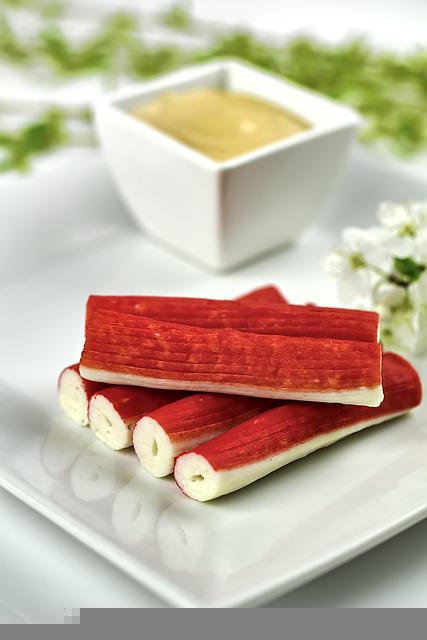 Ensalada agridulce de endivias Surimi, Palitos de cangrejo, Ensalada agridulce de endivias, recetas de ensalada, recetas light, recetas para adelgazar, dietista online, dietas online