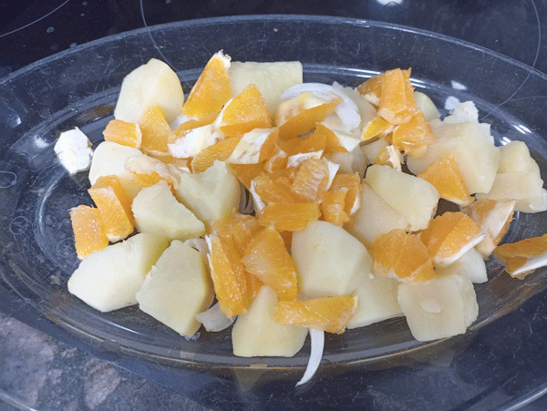 Ensaladilla malgueña, recetas de ensaladas, ensaladillas, recetas ligeras, recetas para adelgazar, recetas light