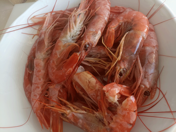 Gambas al pil pil, recetas de pescado, recetas para adelgazar, recetas light, recetas saludables, dieta mediterránea