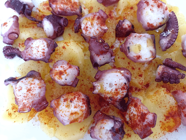 Pulpo a la gallega, recetas de pescado, recetas saludables, receras lights, recetas para adelgazar