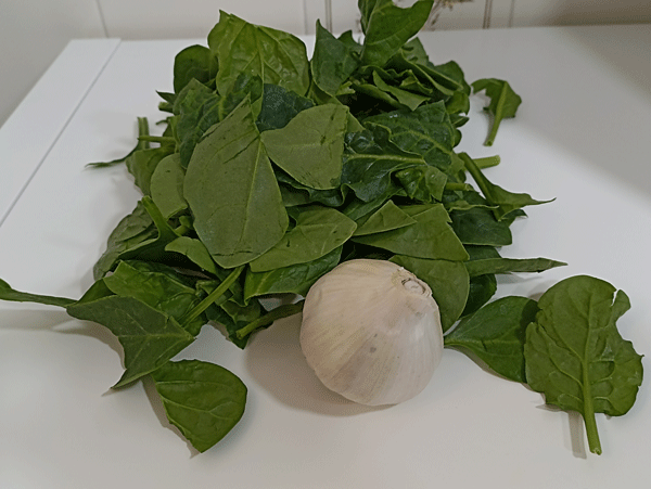 espinacas a la crema, recetas de espinacas, espinacas