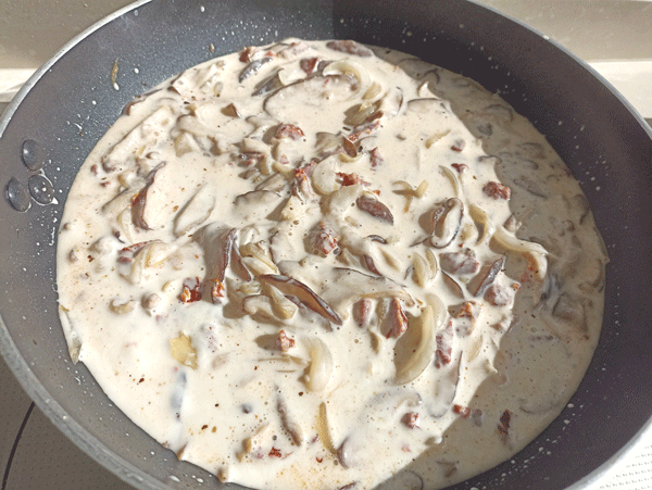 Salsa de setas shiitake, setas shiitake, recetas de salsa, recetas saludables, recetas para adelgazar, recetas light